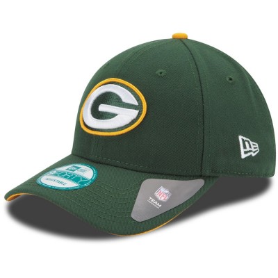 Men's Green Bay Packers New Era Green The League 9FORTY Adjustable Hat 1097365